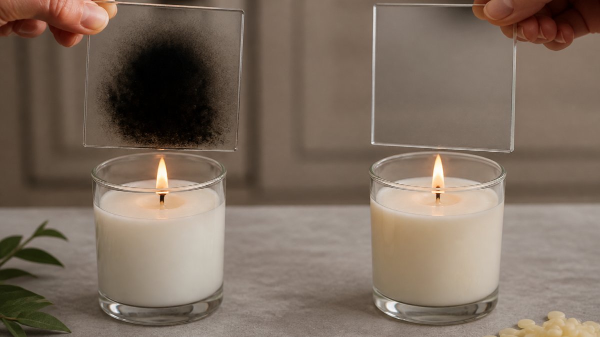Why Soy Candles Produce Less Soot