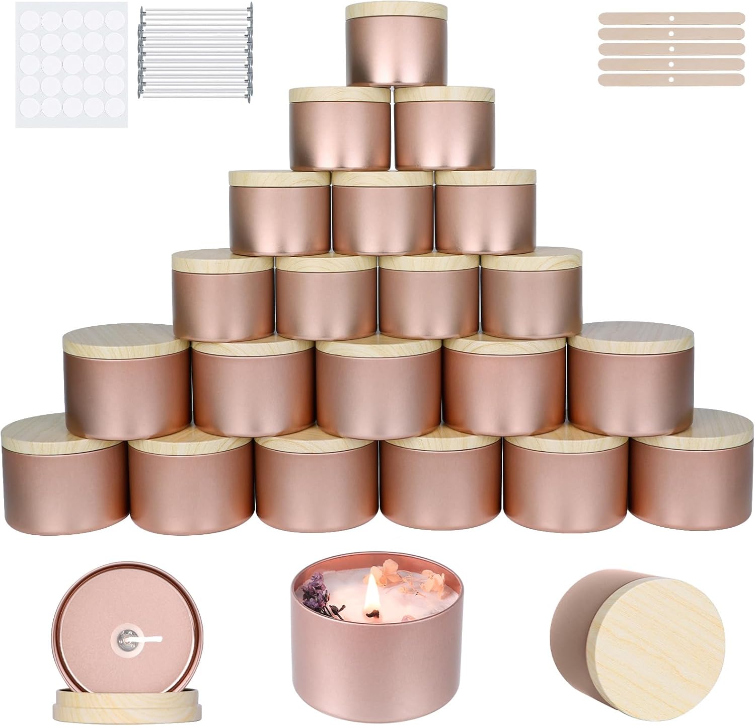 6.5 oz Christmas Tree Candle  (Tin)