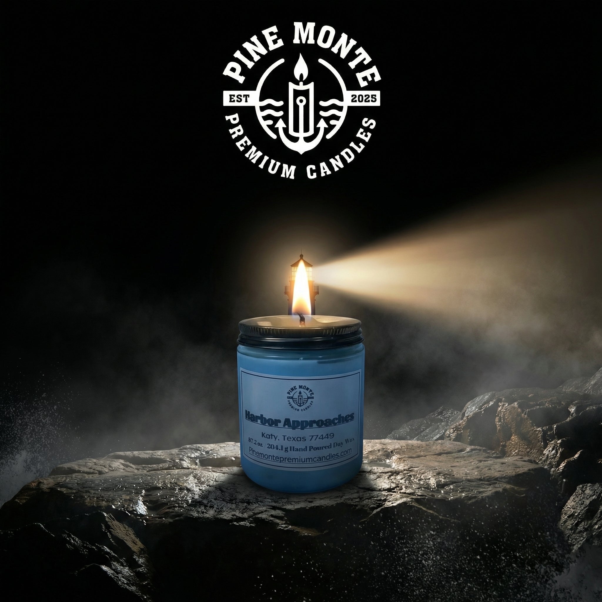 Harbor Approaches – 6.7 oz Coastal Soy Candle | Fresh Sea Air & Marine Notes