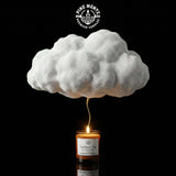 cloudbound linen soy candle creating peaceful inviting atmosphere with soft linen purity