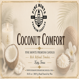 Coconut Comfort Soy Candle Warm Coconut Luxury Candle