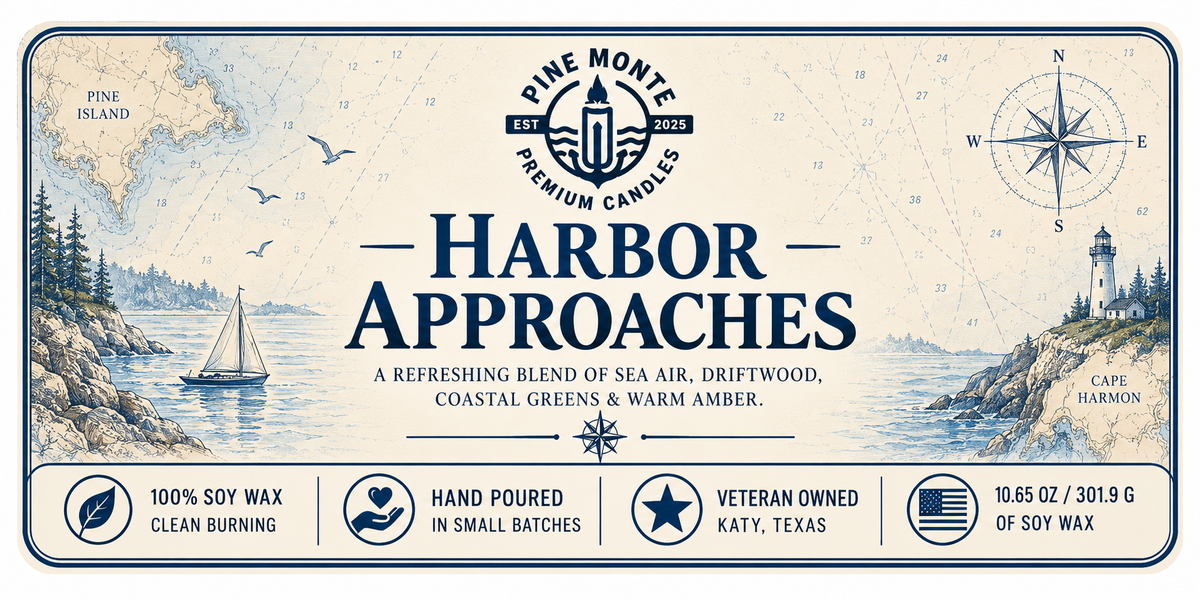 Harbor Approaches 12 oz three wick candle