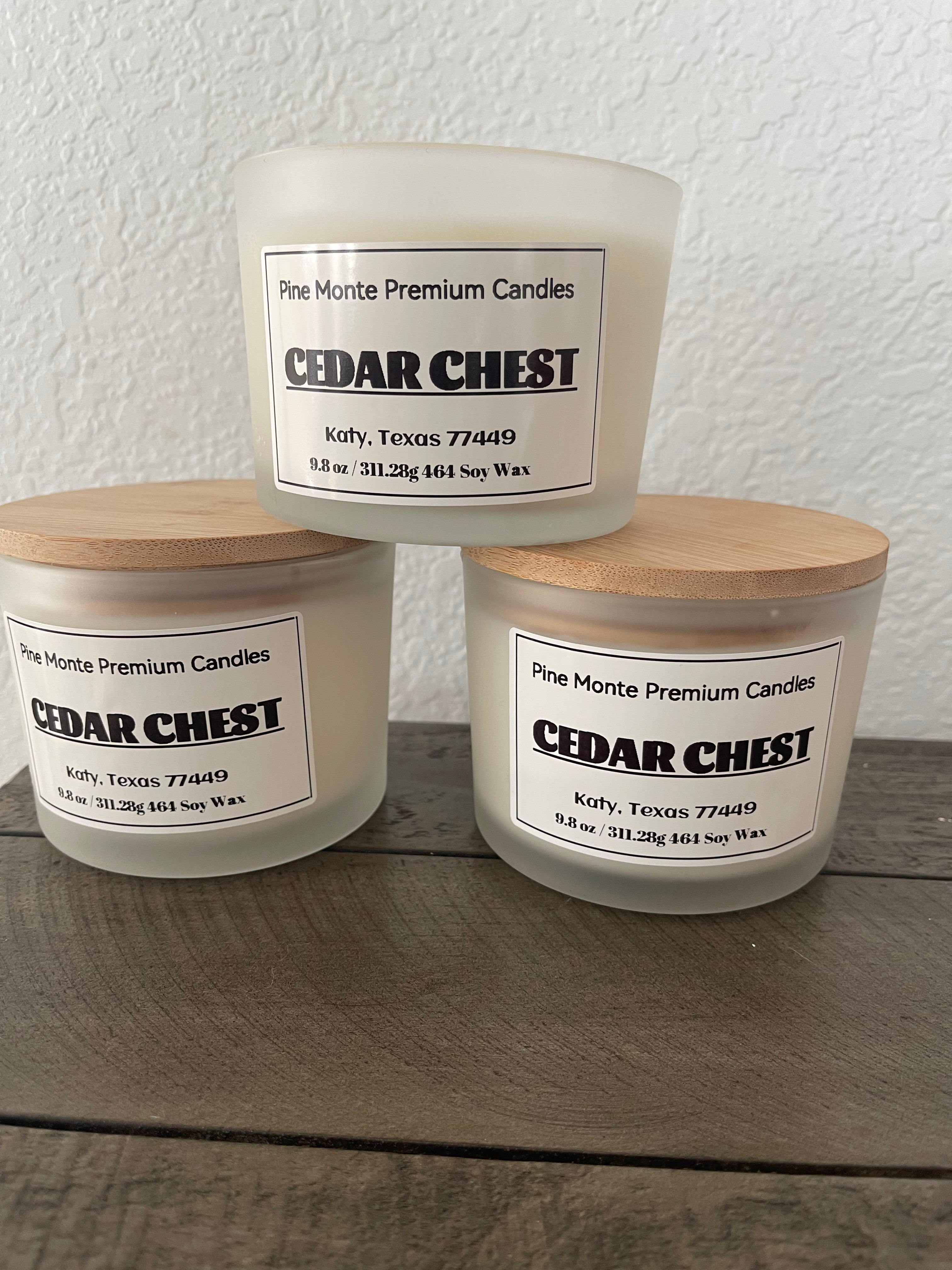 Cedar Chest 3 Wick Para/Soy Wax