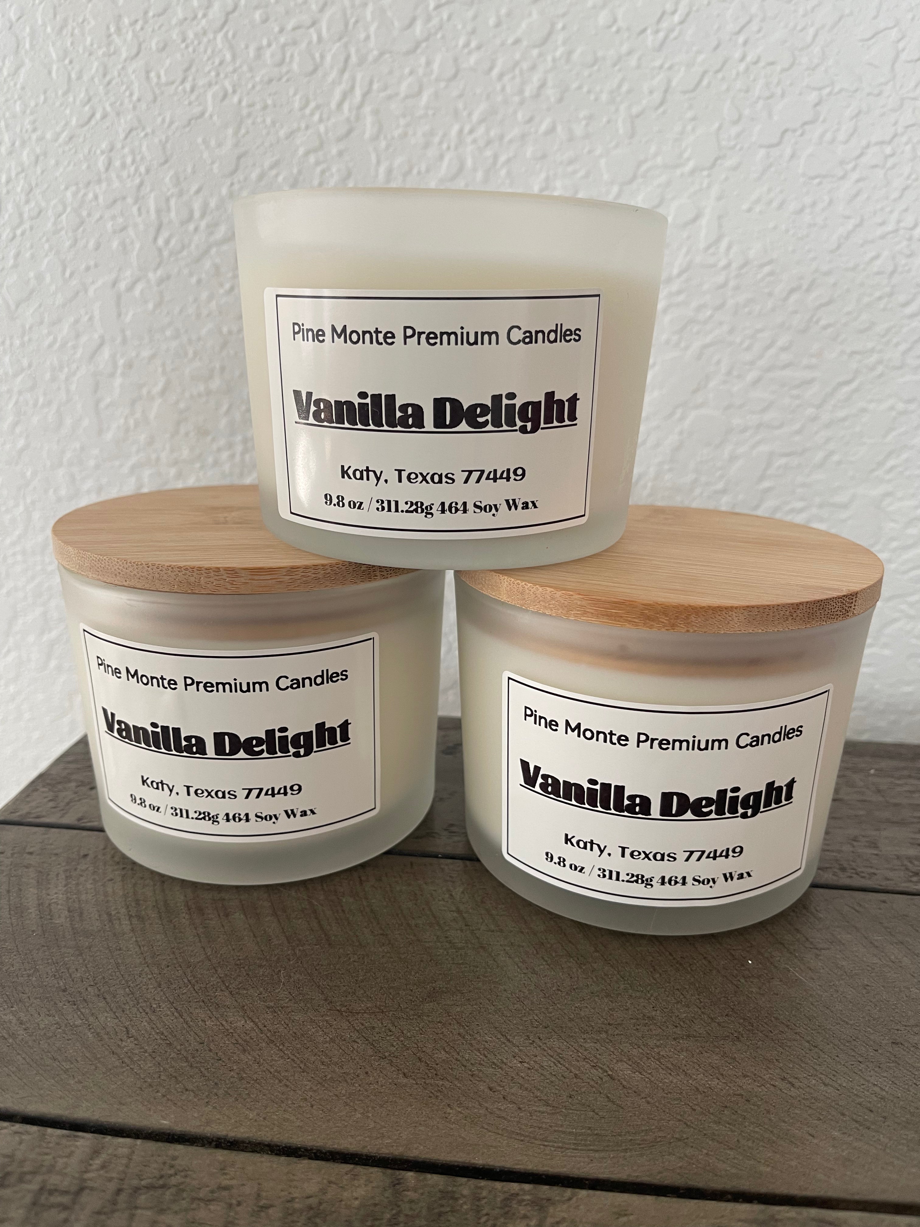 Vanilla Delight 3 Wick Candle