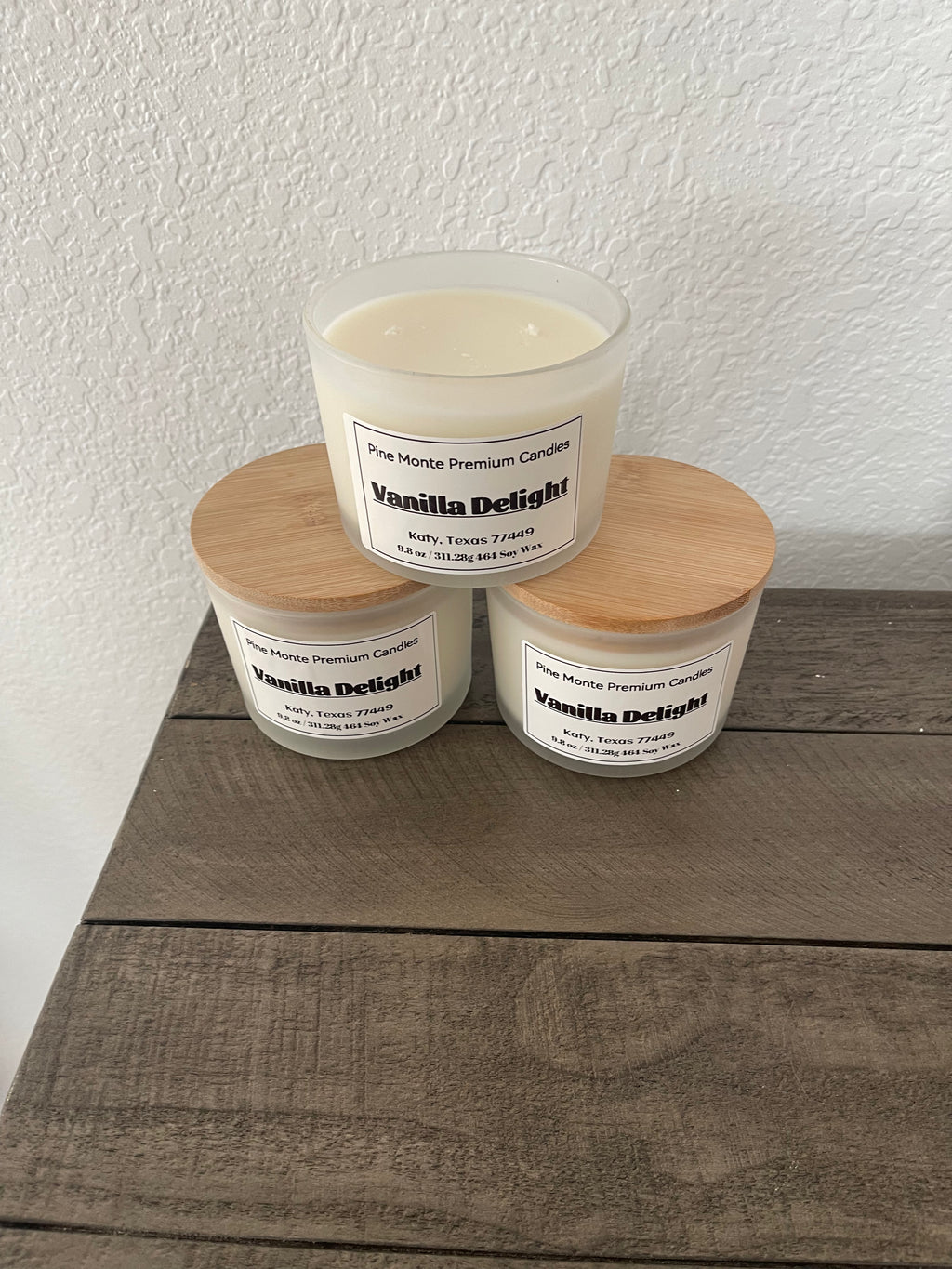 Vanilla Delight 3 Wick Candle