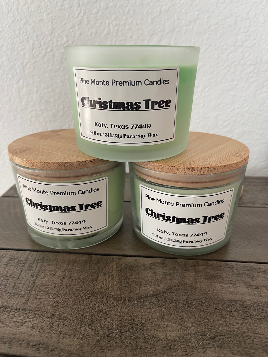 Christmas Tree 3 Wick Scented 464 Soy Wax Candle