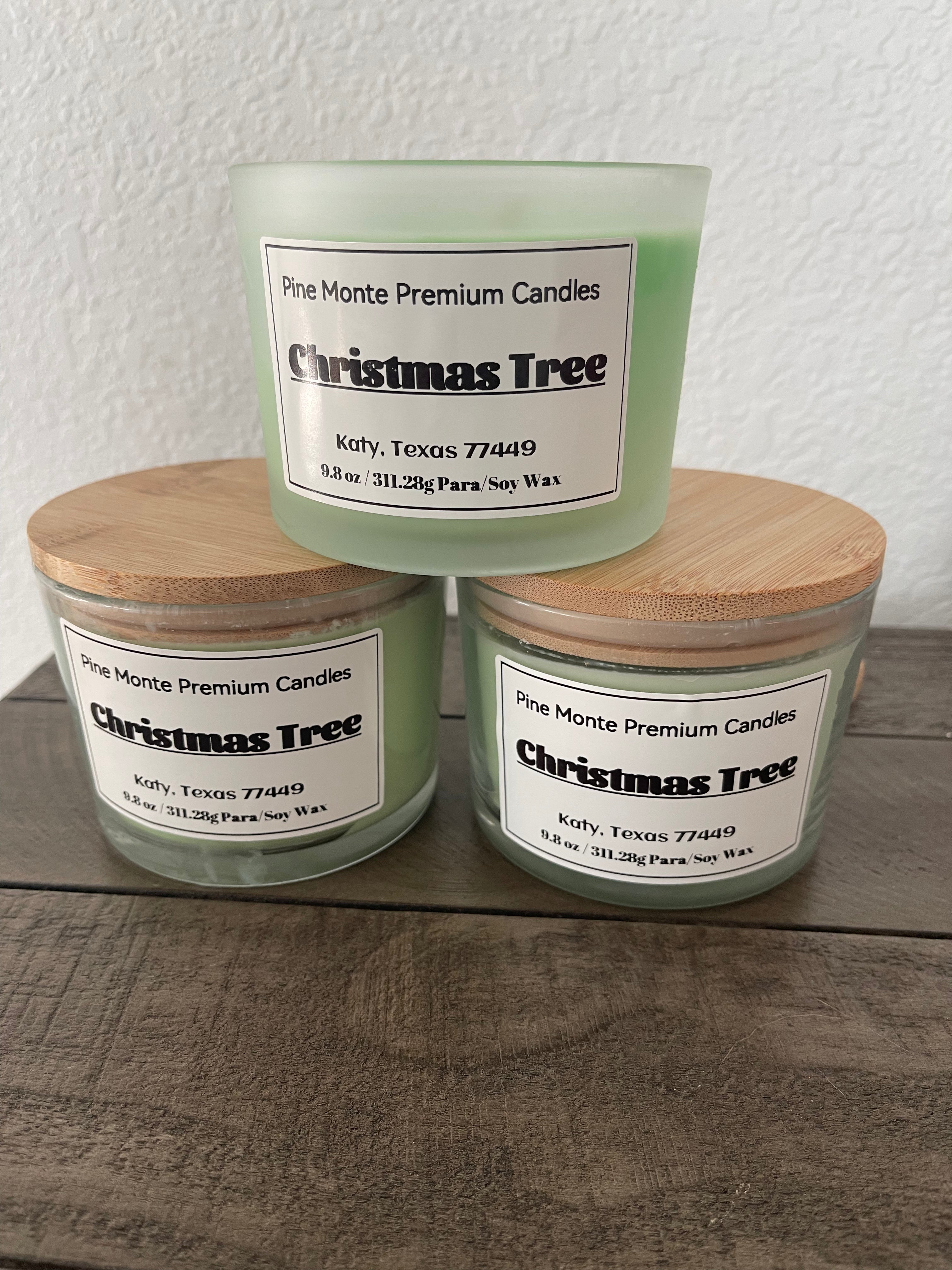 Christmas Tree 3 Wick Scented 464 Soy Wax Candle