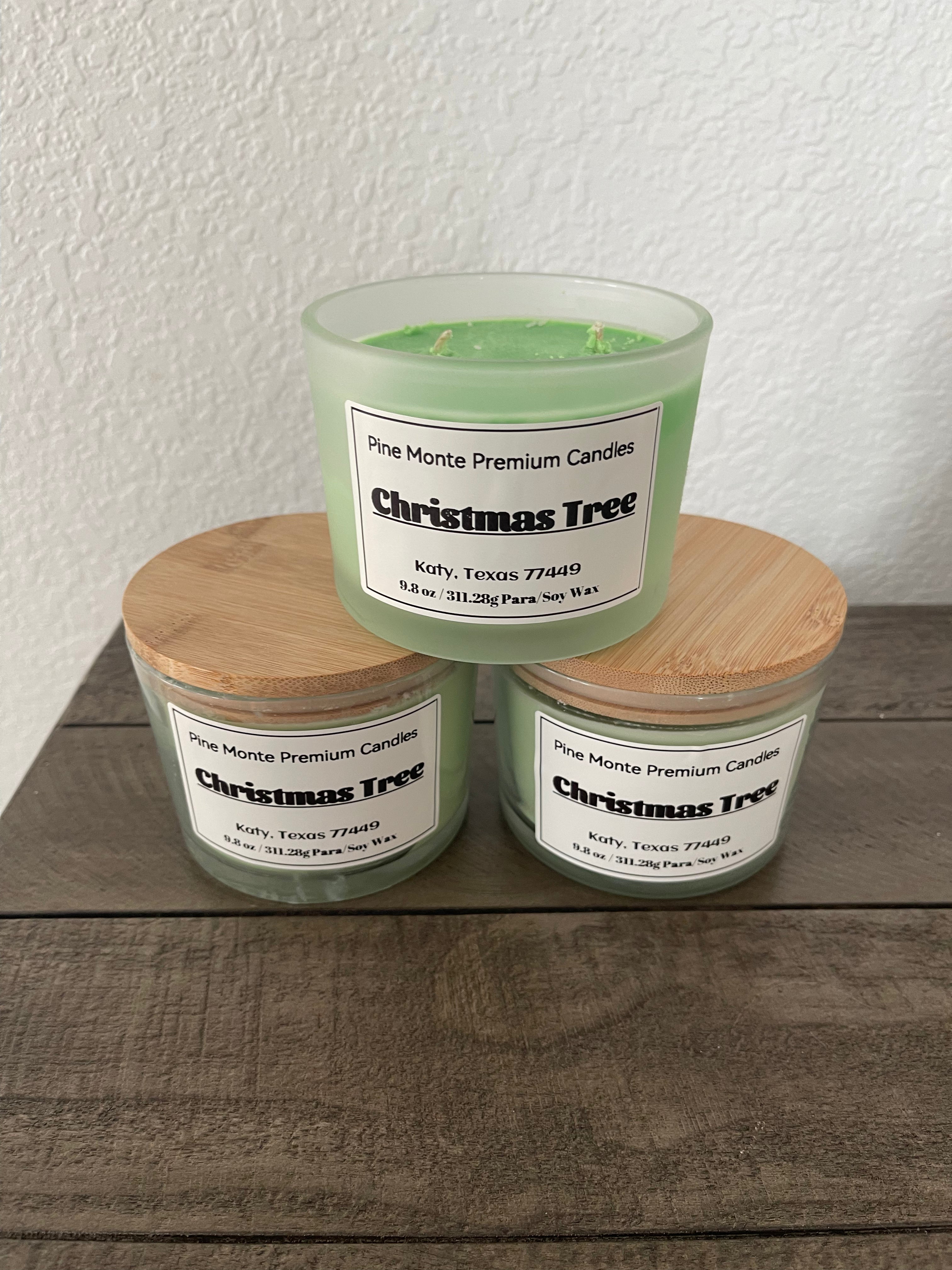 Christmas Tree 3 Wick Scented 464 Soy Wax Candle