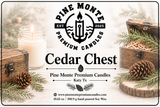 Cedar Chest 3 Wick Soy Candle Classic Cedarwood Luxury Scented