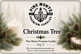 Christmas Tree Soy Candle Fresh Evergreen Holiday Scented