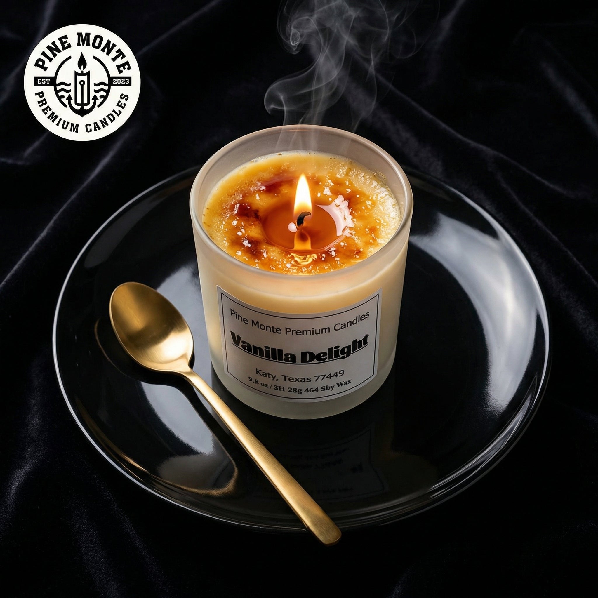 10.6 oz Vanilla Delight 3 Wick Candle | Creamy Vanilla & Brown Sugar | Luxury Soy Wax
