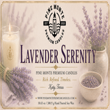 Lavender Serenity Soy Candle – Relaxing Spa Candle |