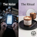 Lavender Serenity Soy Candle – Relaxing Spa Candle by Pine Monte, calming aroma for stress relief
