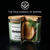 fraser fir christmas tree soy candle unwrapping true just-cut-tree scent for cozy holiday atmosphere