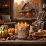 Premium Halloween Pumpkin Pie Spice Soy Candle