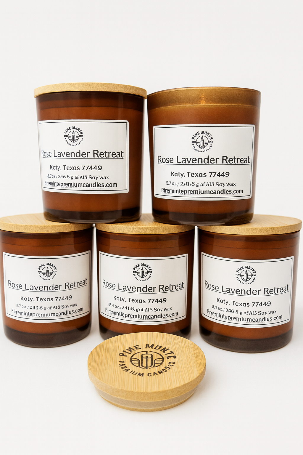 8.2 oz Roses and Laveder Retreat Candle