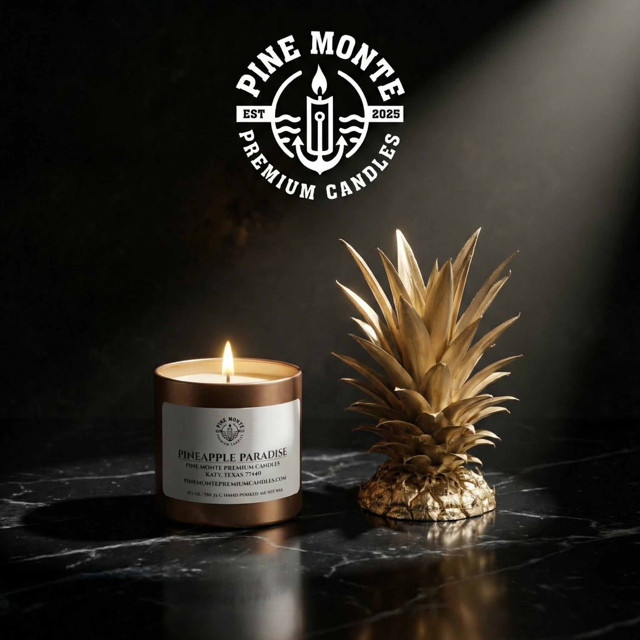 Pineapple Paradise 11.6 oz Candle Tin | Sweet Tropical Pineapple | Hand-Poured Soy