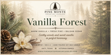 Vanilla Forest Soy Candle Cozy Vanilla Pine Luxury Scented Candle