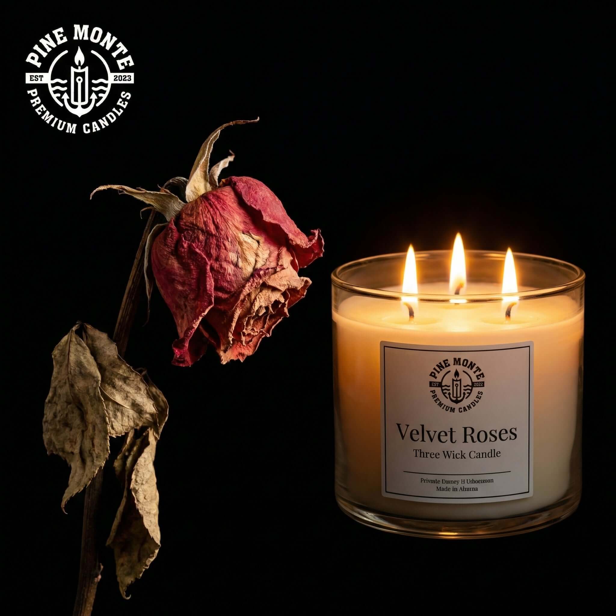 velvet roses soy candle hand-poured soy candle with enchanting rose aroma for romantic secret garden ambiance