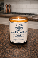 Cloudbound Linen Soy Candle Fresh Clean Linen Luxury Scented Candle