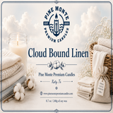 Cloudbound Linen Soy Candle Fresh Clean Linen Luxury Scented Candle