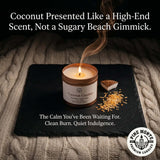 Coconut Comfort Soy Candle  Warm Coconut Luxury Candle | Pine Monte Premium Candles