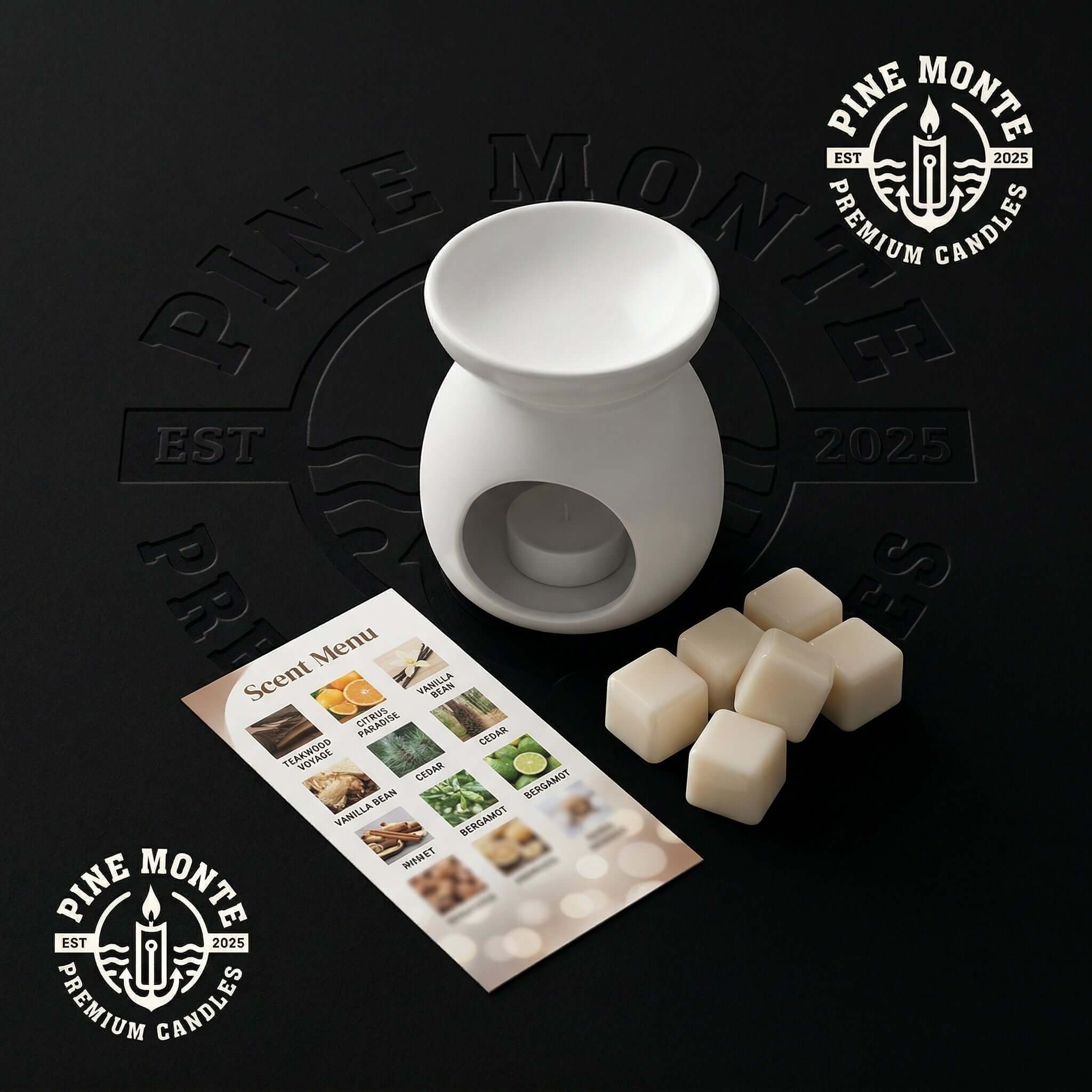 Letter G Wax Melt - Custom Soy Candle from Pine Monte, perfect for blending unique home fragrances with over 40 clean-aroma options.