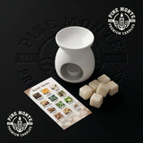Letter G Wax Melt - Custom Soy Candle from Pine Monte, perfect for blending unique home fragrances with over 40 clean-aroma options.