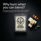 Letter G Wax Melt - Custom Soy Candle from Pine Monte, perfect for blending unique home fragrances with over 40 clean-aroma options.