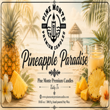 Pineapple Paradise Soy Candle 11.6 oz Tropical Luxury Scented Candle