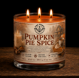 Hand-Poured Halloween Pumpkin Pie Spice Soy Candle