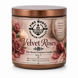 Velvet Roses Soy Candle – Romantic Floral Luxury Candle